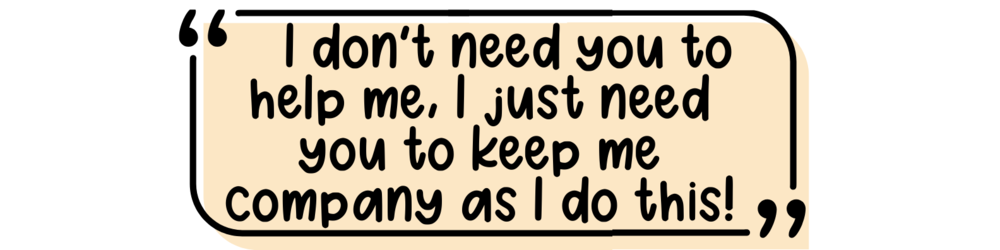 quote about body doubling