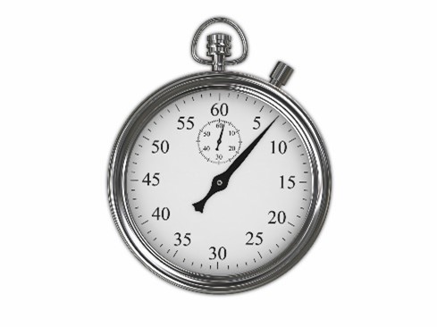 Student in testing cubicle